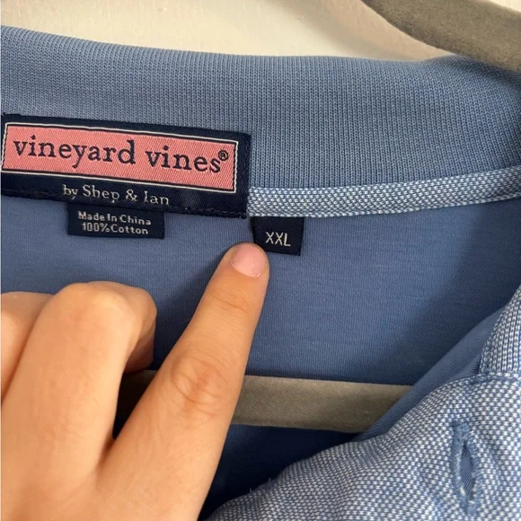 Vineyard Vines Men's Blue Polo Shirt - Picture 2 of 3